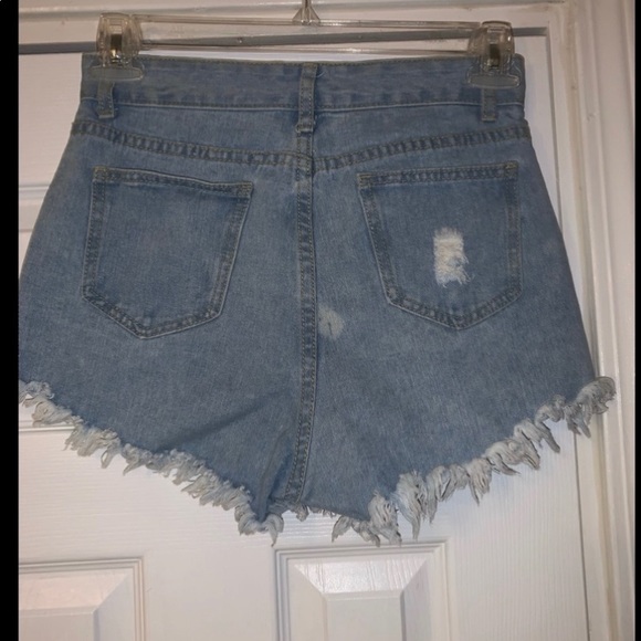 Blue Jeans Shorts, Size Small - Picture 2 of 3